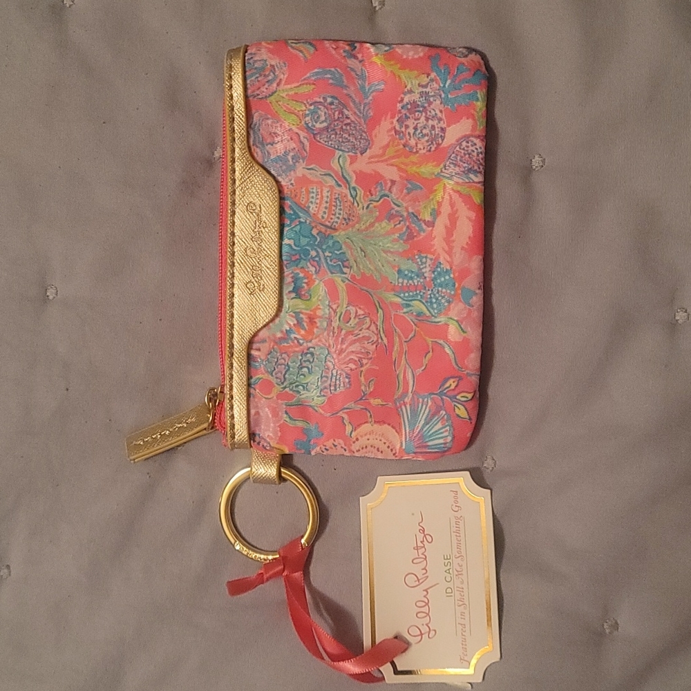 Lilly Pulitzer ID Case "Shell me Something Good"